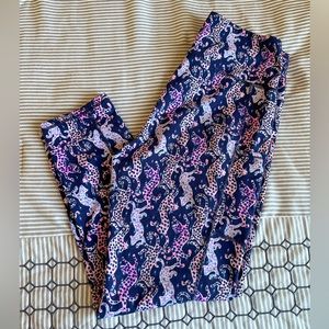 Lilly Pulitzer On The Catwalk Leggings Large